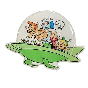 George Jetson Spaceship Lapel Pin Flying Saucer Brooch Pin Accessories Jewelry